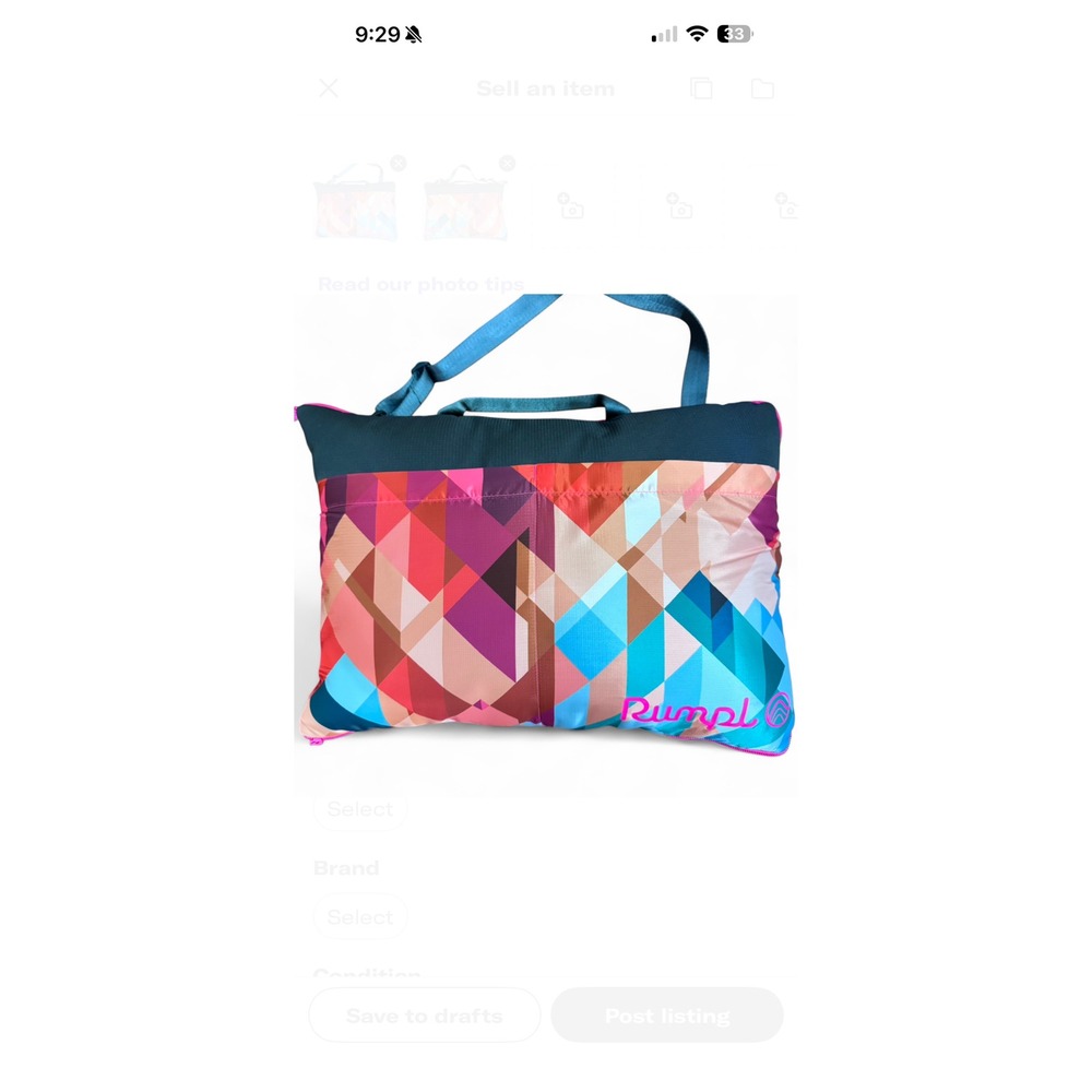 RUMPL Stash Mat 52‎ x 75 Geo Cool NWT MSRP $95